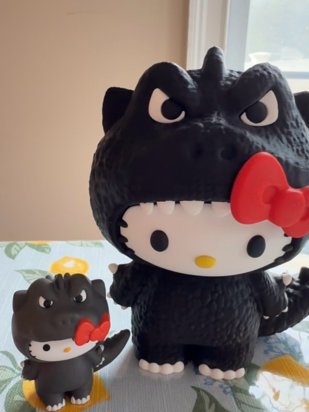 Large Sanrio Hello Kitty Godzilla